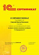 1С:ПРОФЕССИОНАЛ на знание основных механизмов платформы "1С:Предприятие 8.2"